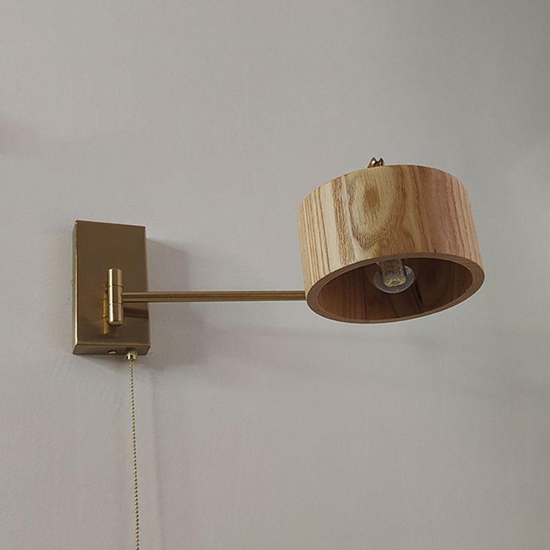 Dormitorio One Head Wall Splock Smoke Lights Simpurina de pared ajustable Luz de luz montada en la pared