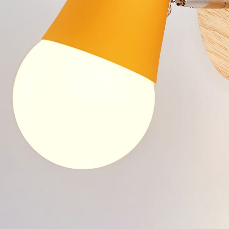 Modern Style Unique Shape Wall Sconce Metal 1 Light Sconce Lighting for Bedroom