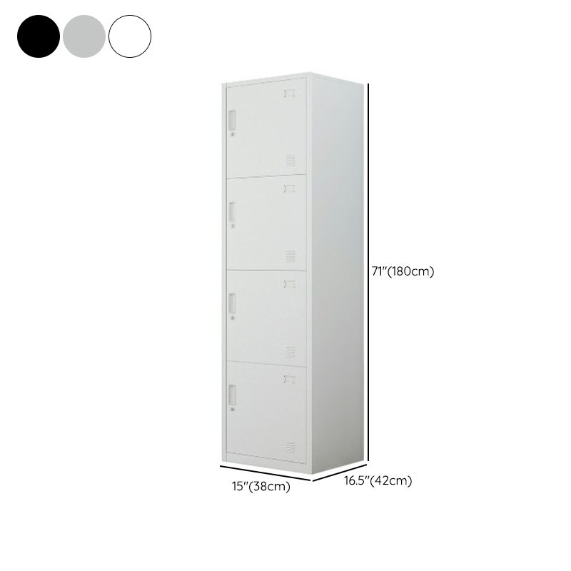 Industrial Storage Cabinet Hinged Wardrobe Closet for Bedroom