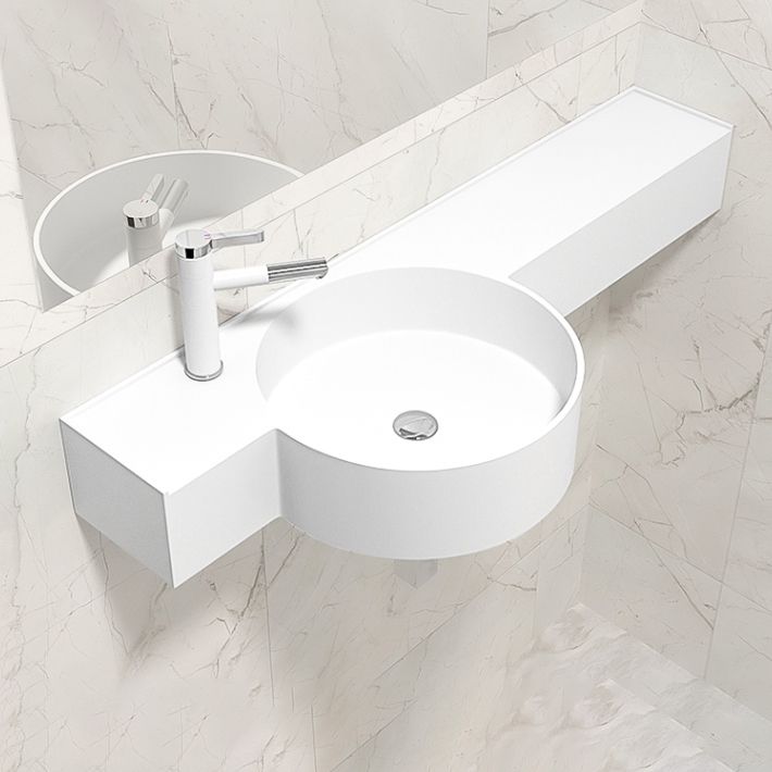 Modern Bathroom Sink Man Made Rock Specialty Vessel Bathroom Sink(Not Including Faucet)
