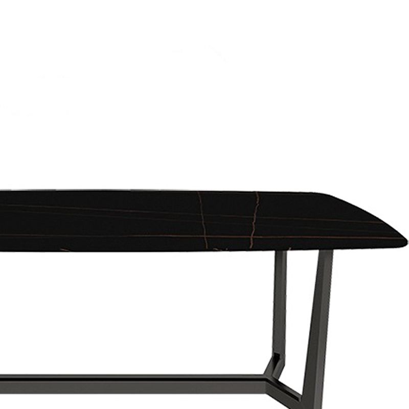 Trestle 1 Single Coffee Table Modern Rectangular Metal Cocktail Table