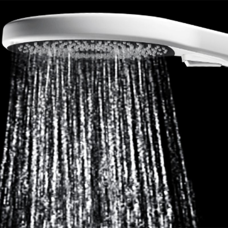Modern Adjustable Water Flow Shower Faucet Shower Hose Shower System on Wall