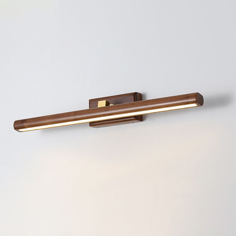 Modern Wooden Makeup Mirror Light Rotatable LED Mirror Lamp Fixture for Bathroom