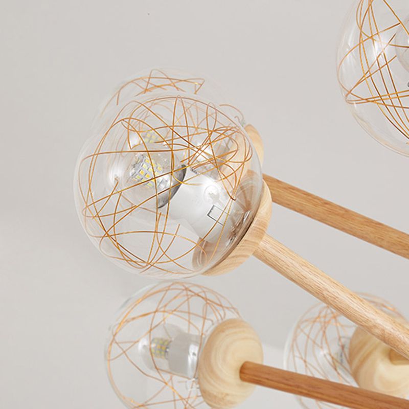 Lustres de pendentif en forme sphérique