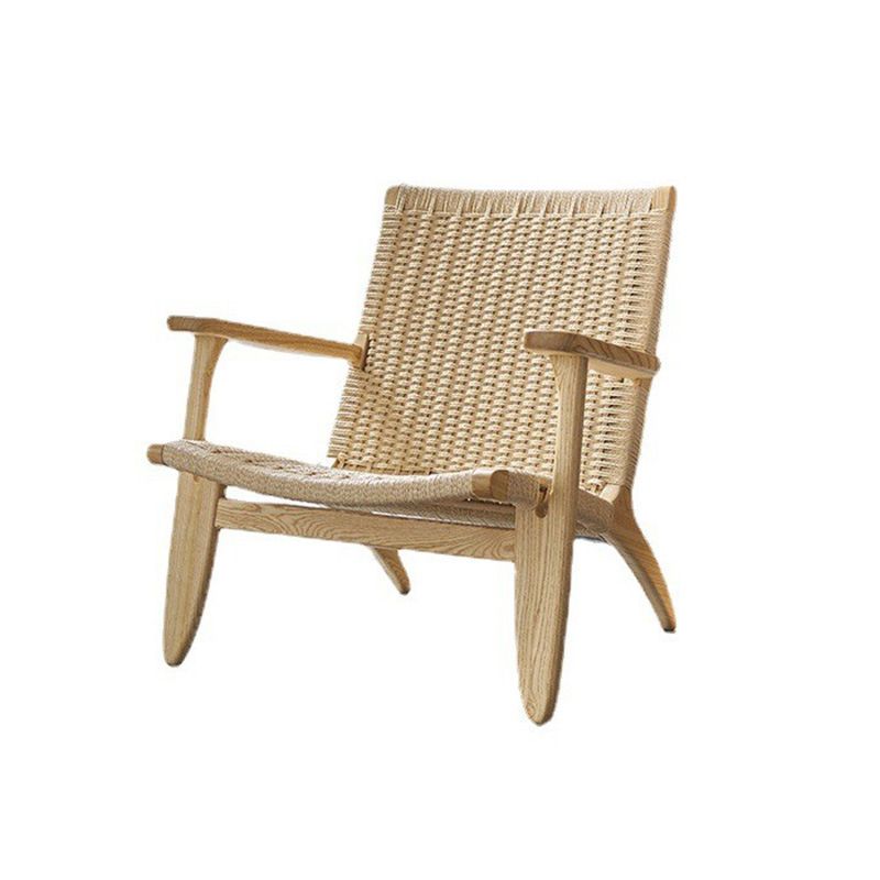 Arms Included Chair Solid Wood Frame Accent Arm Chair, 29.92" Wide