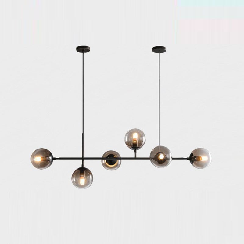 Global Island Lighting Fixture 6 Lights Modern for Dining Room