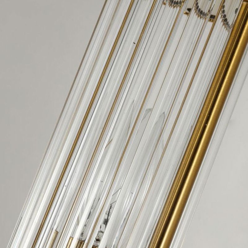 Modern Style Cylinder Shape Wall Sconce Crystal Sconces for Bedroom