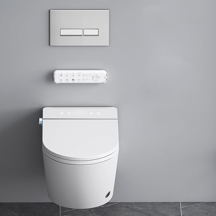 Modern White Wall Mount Urine Toilet Siphon Jet Toilet Bowl with Toilet Seat