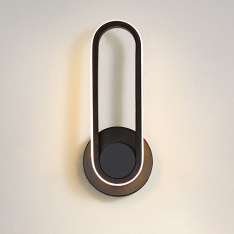 Modern Minimalist Style Linear Wall Mounted Lights Metal Wall Lamps for Living Room