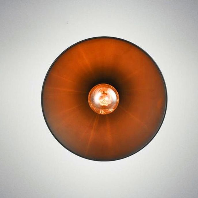 Nero 1 Light Light Light Light Industrial retrò con ombre conico in metallo lampada a sospensione per sala da pranzo