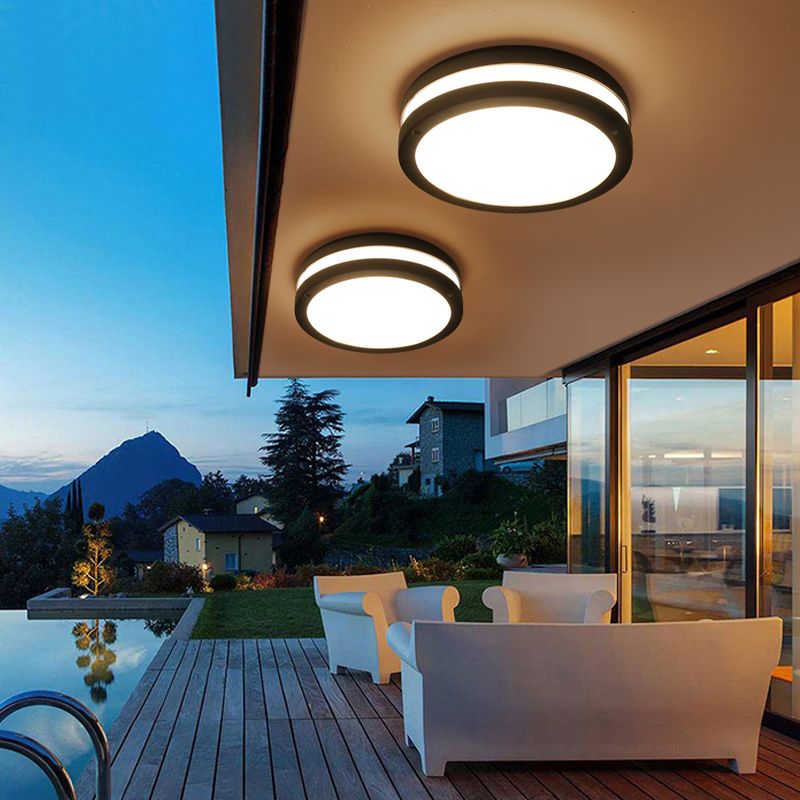 Eigentijdse waterdichte LED-plafondlamp Acryl inbouwlamp voor binnenplaats