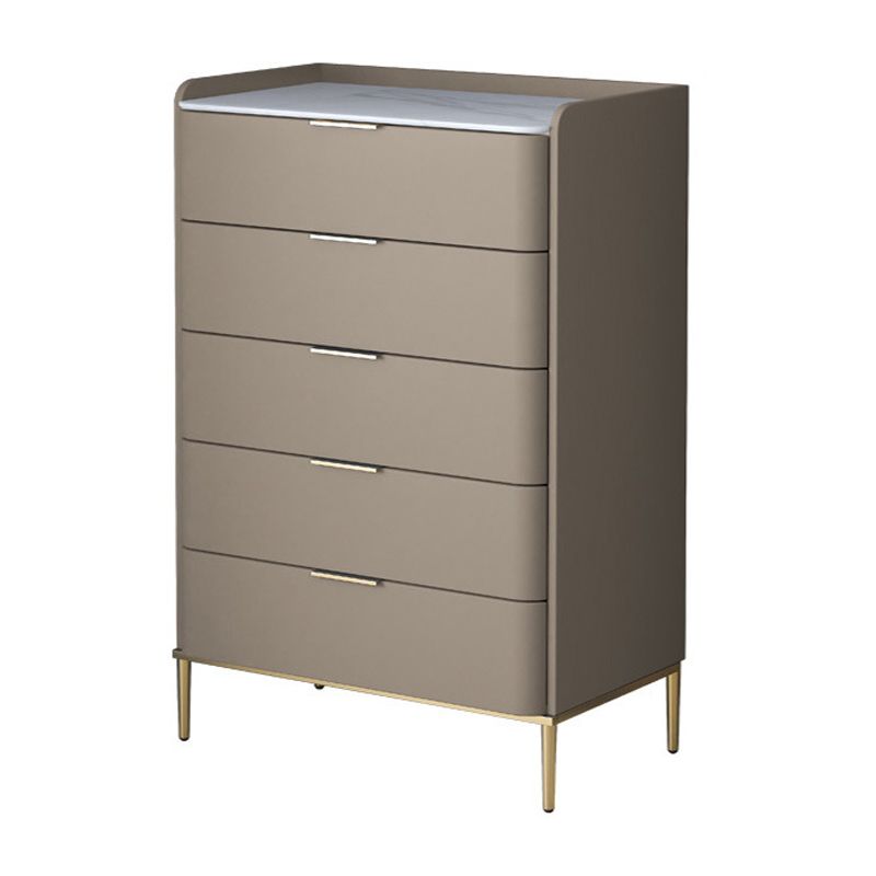 15.74" Wide Solid Wood Accent Chest with Drawers and Straight Legs Chest