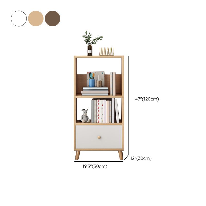 19.69" Long 1 - Drawer Accent Chest Wooden Chest with Shelves