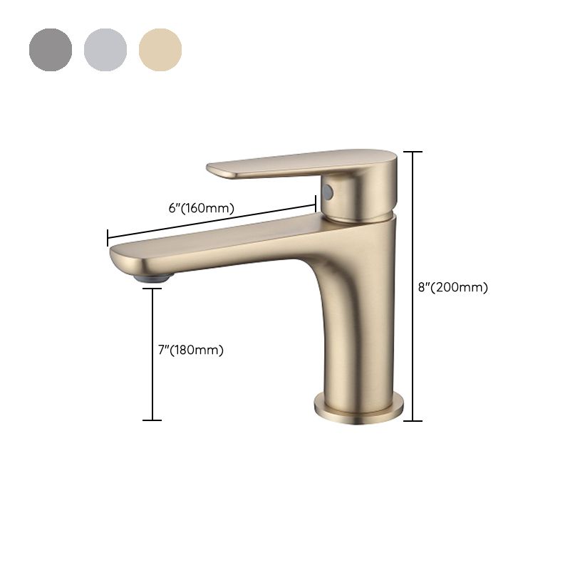 Light Luxury Vessel Sink Faucet Lever Handle Single Hole Bathroom Faucet