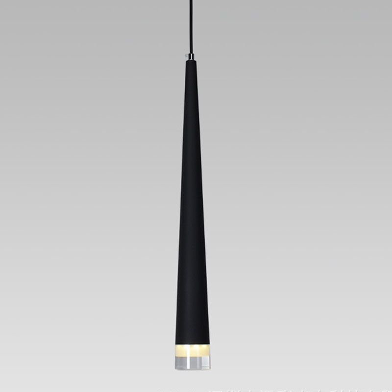 Minimalistische lineare Anhängerbeleuchtung, langes Acrylhängellicht für Wohnzimmer