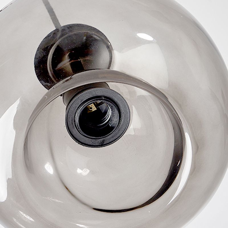 Global Hanging Light Kit Glass 1-Light Modern Modern plafond Light for Dining Room