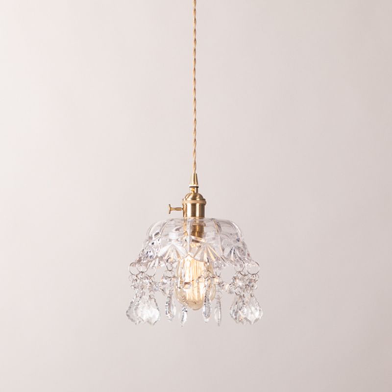 Modern Hanging Light Glass Shade Pendant Lighting Fixture for Sitting Room