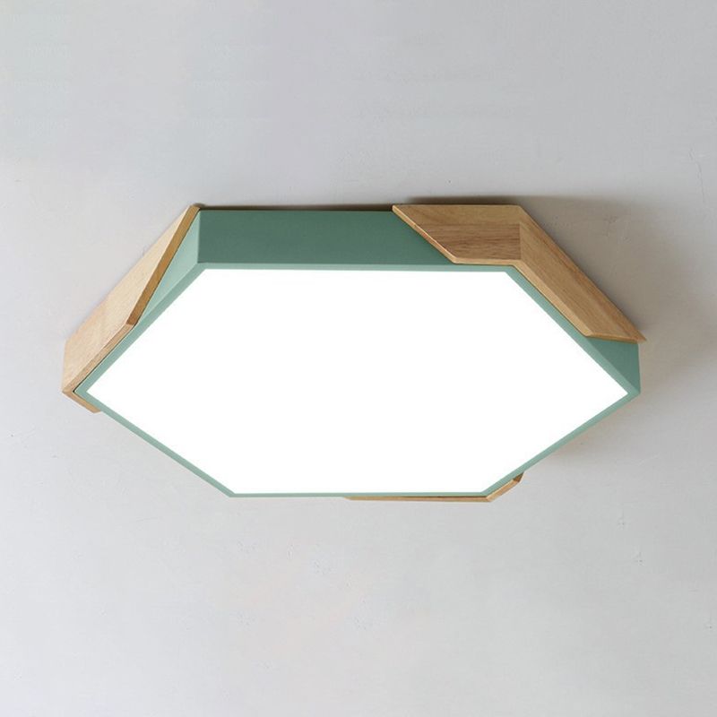 Macaron Color Flush Mount Cute Children's Room Bedroom Balcony Living Room Modern Minimalist Style Energy-saving Lamps