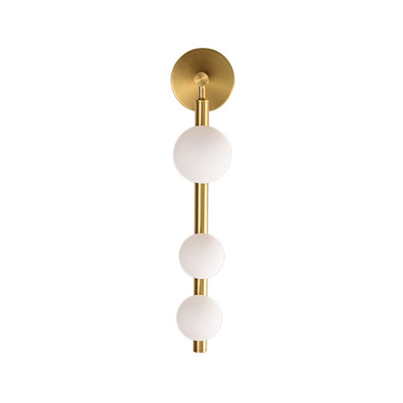 Creative Vanity Lighting Simple Glass Wall Light Sconce for Bedroom Bathroom