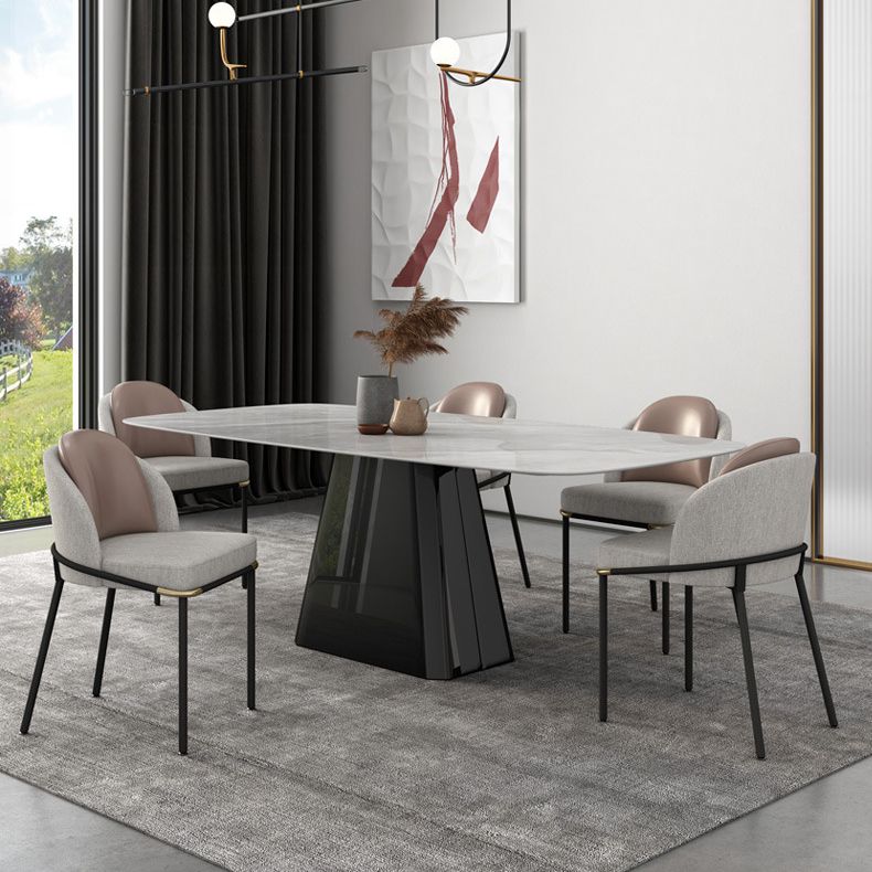Modern Sintered Stone Dining Table Set 1/5/6/7 Pieces Dining Set for Home Use
