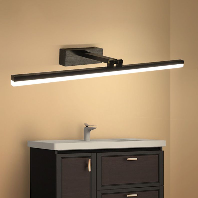 Acrylique linéaire de lampe murale applique minimalisme minimalisme luminaire luminaire pour la salle de bain