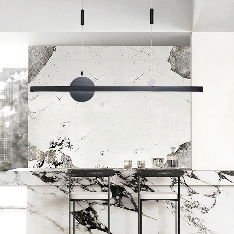 1 luminaire de l'île géométrique légère