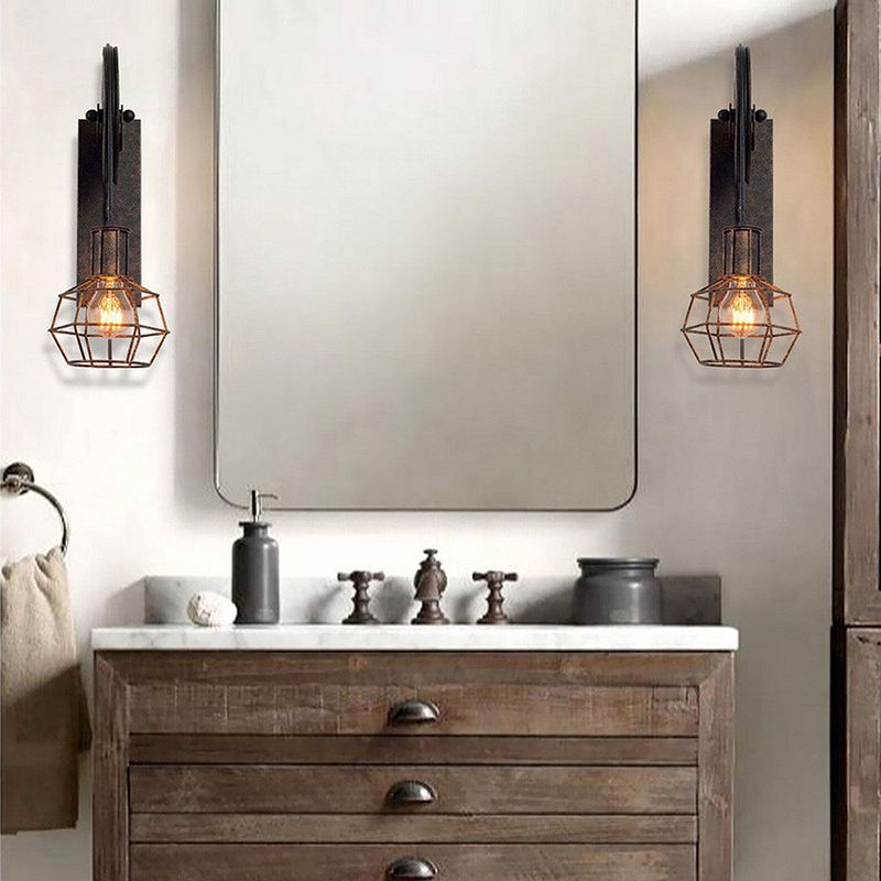 Wandleuchte Industriewandleuchte Metall 1 Leichte Leuchtenbeleuchtung