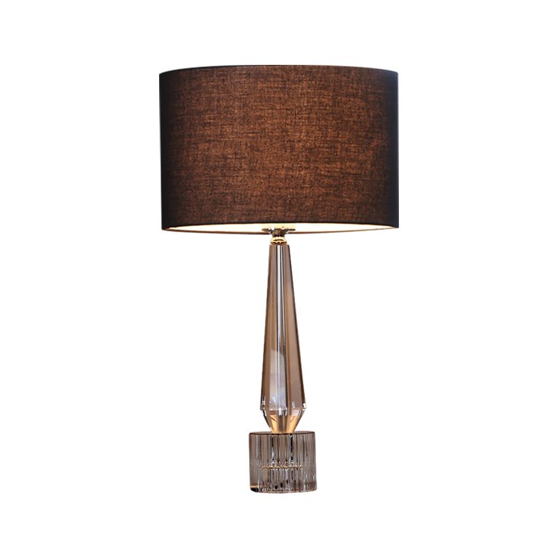 1 lampe de table de nuit ombragée de tête