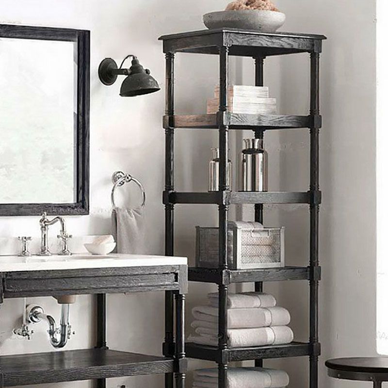 Luci di applique a cupola industriale Metal 1 Light Fun a monte della parete leggera in nero