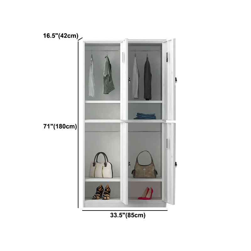 Modern Style Wardrobe Armoire Metal Wardrobe Closet for Home