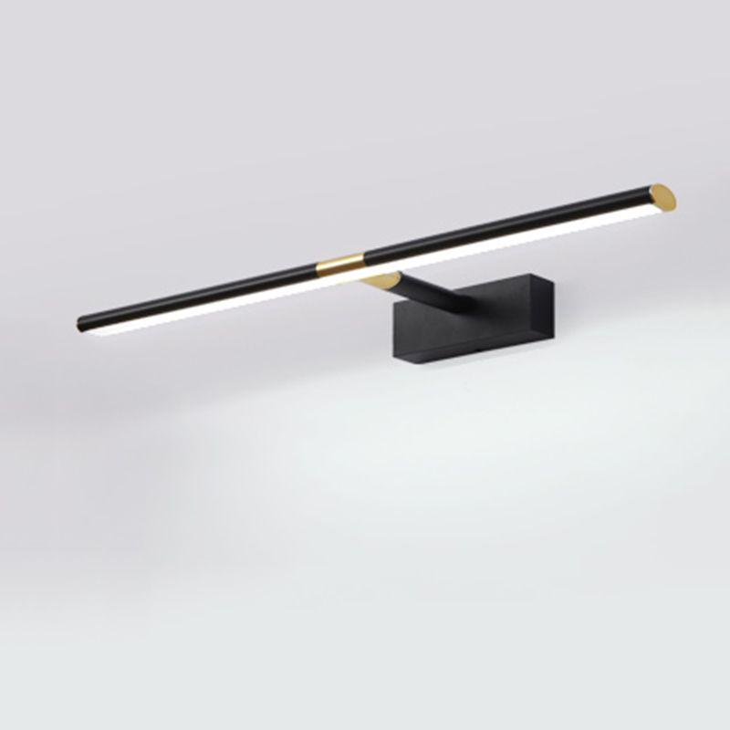 Éclairage d'éclairage mural linéaire noir