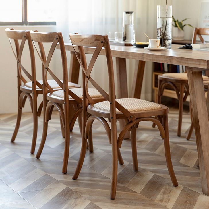 Modern Dining Set 1/2/5/7 Pieces Solid Wood Double Pedestal Dinette Set