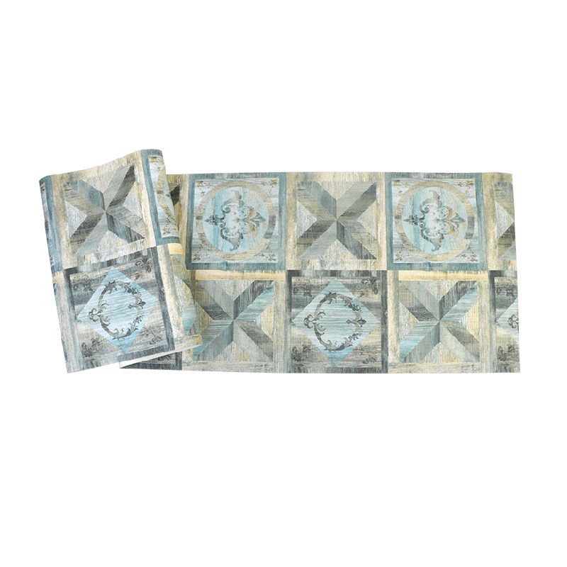 Plaster Wallpaper 33' x 20.5" Traditional Non-Pasted Brick and Harlequin Wall Covering