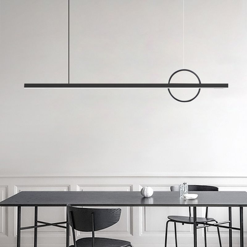 Modern Style Pendant Lighting Fixtures Black Island Lighting Ideas for Kitchen