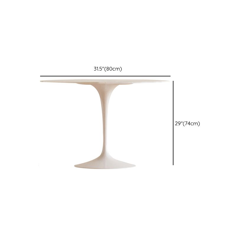 Round Dining Set for Kitchen 1/2/3/4/5 Pcs Stone Top Dinette Set
