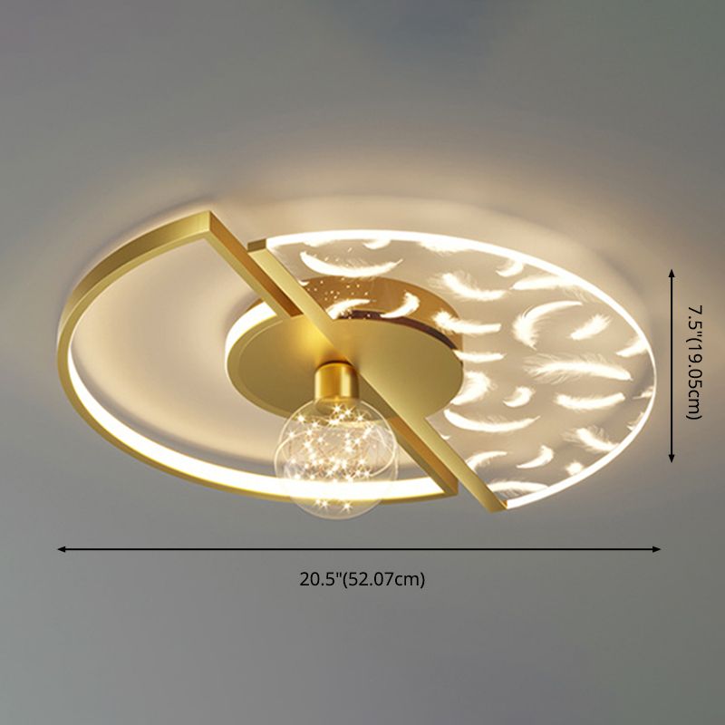Nordic Style Ceiling LED Light Fixture Warm Room Light Creative Shop Light Bedroom Light