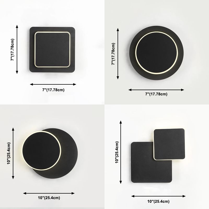 Lumo a monte a parete ruotabile a LED Light Nordic Simple Style Sconce Light per letto per camera da letto