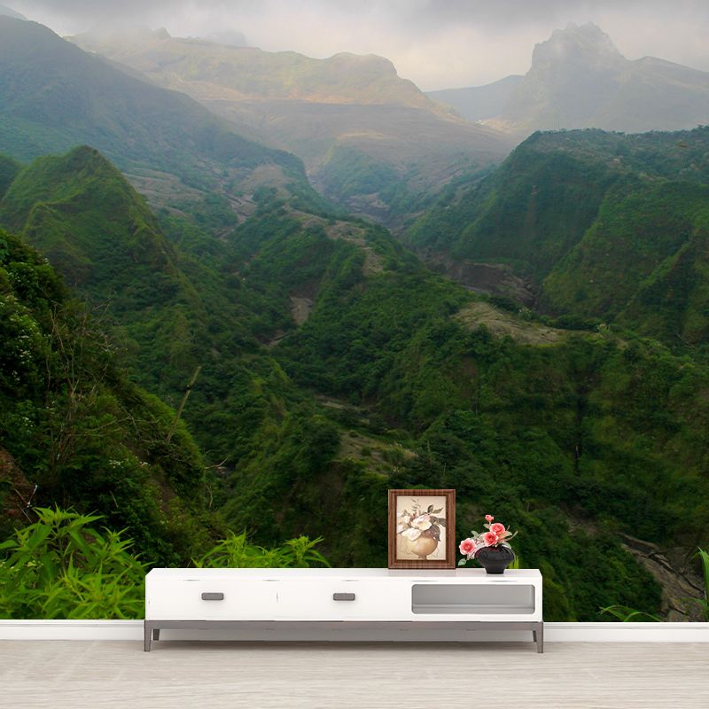 Snow Mountain Wall Mural Wallpaper Photography Mildew Resistant for Home Decor