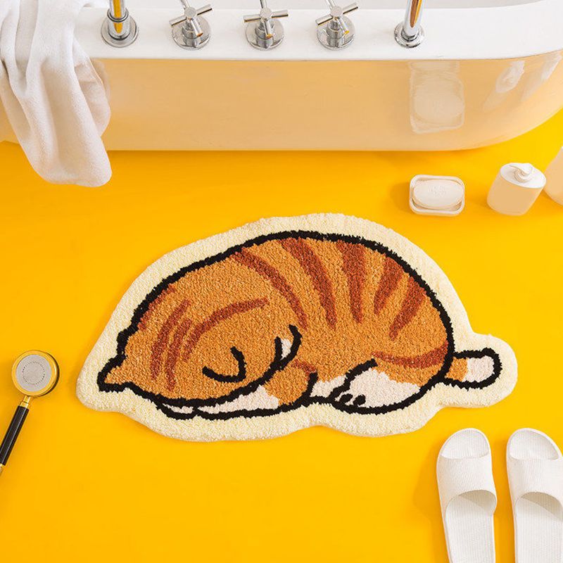 Novelty Animal Pattern Area Carpet Imitation Cashmere Modern Non-Slip Backing Indoor