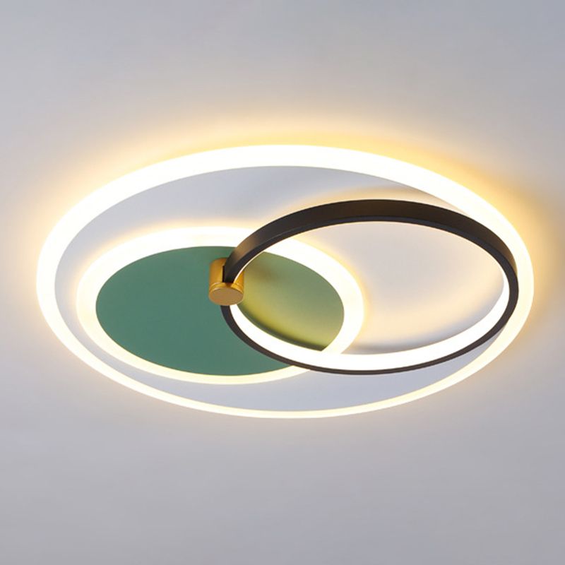 3-stufige oberflächenmontierte Deckenleuchte im nordischen Stil, Acryl-Schlafzimmer-LED-Einbauleuchte