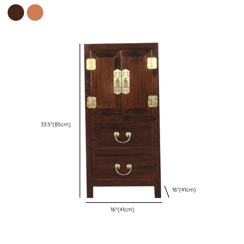 Traditional Solid Wood Storage Chest Bedroom Chest with Drawers