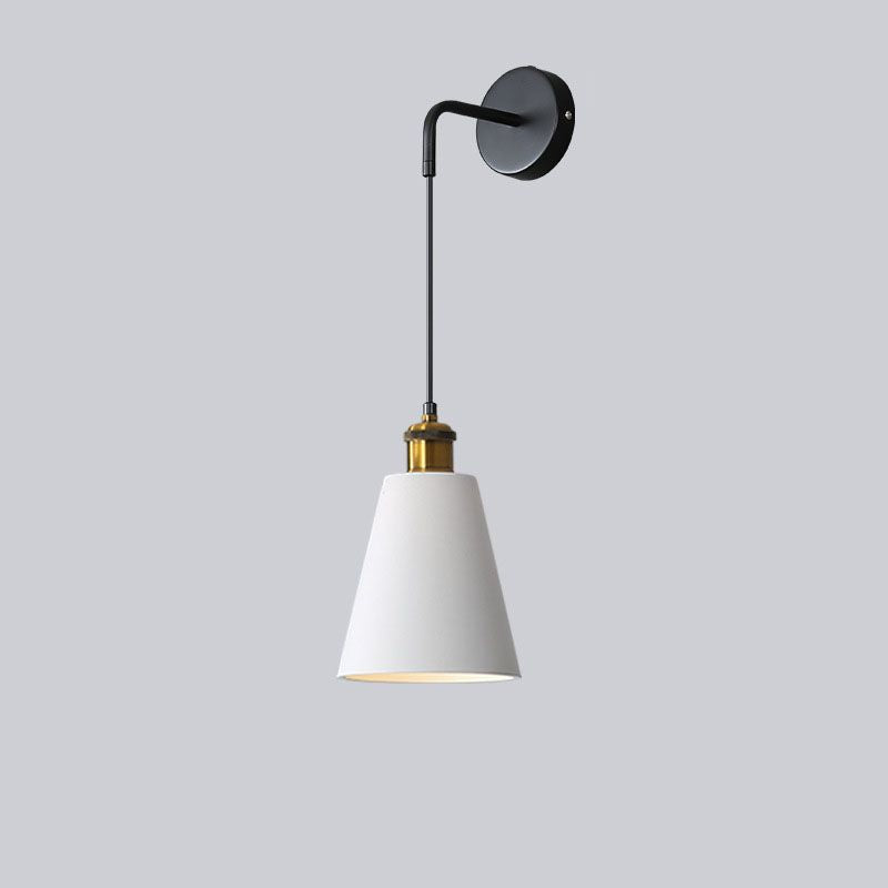 Modern Creative 1-Light Wall Lamp Iron Geometric Wall Light for Bedroom