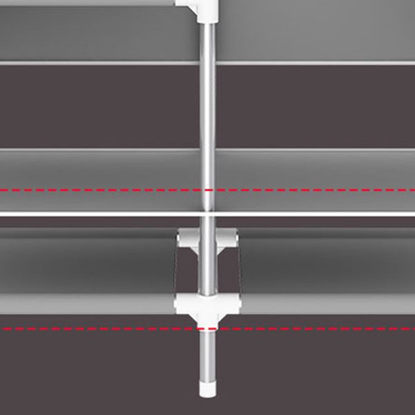 Hinged Wardrobe Cabinet Steel Wardrobe Armoire with Garment Rod