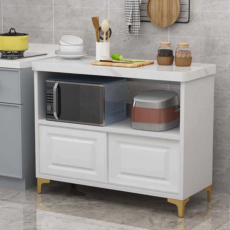 Dining Room Kitchen Island Table Marble Stationary Kitchen Island