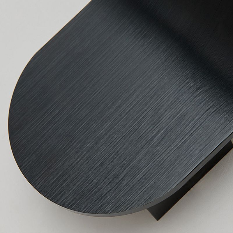 Contemporary Single Black/White Wall Mounted Sconce Metal Wall Light