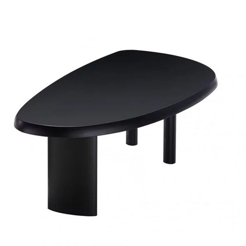 Solid Wood Dining Table Free Form Furniture for Home with Tripod Base