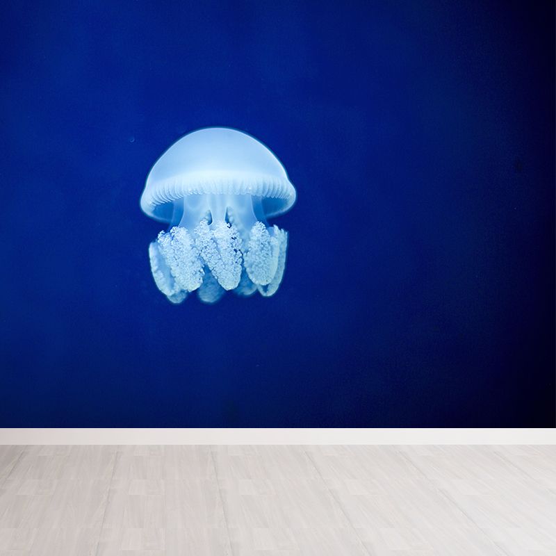 Jellyfish Mural Decal Wall Art Mildew Resistant for Decoration Sitting Room