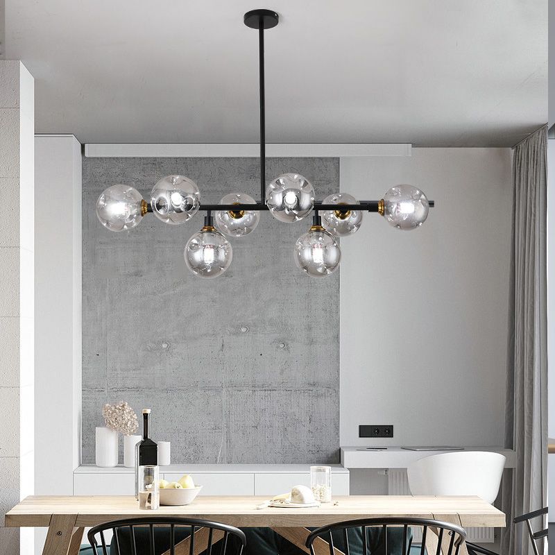Modern Glass Pendant Lighting Nordic Island Light for Dining Room
