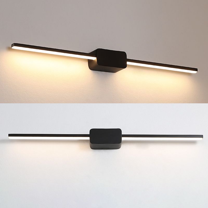 Luce di vanità in metallo postmoderno dritta 1 mirror leggero per il bagno