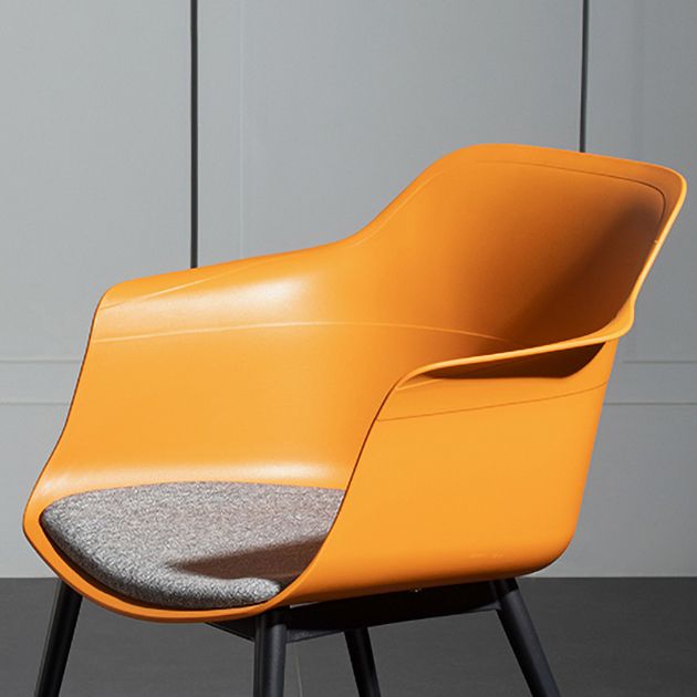 Silla de comedor de estilo contemporáneo sillas de metal parsons para cocina para cocina